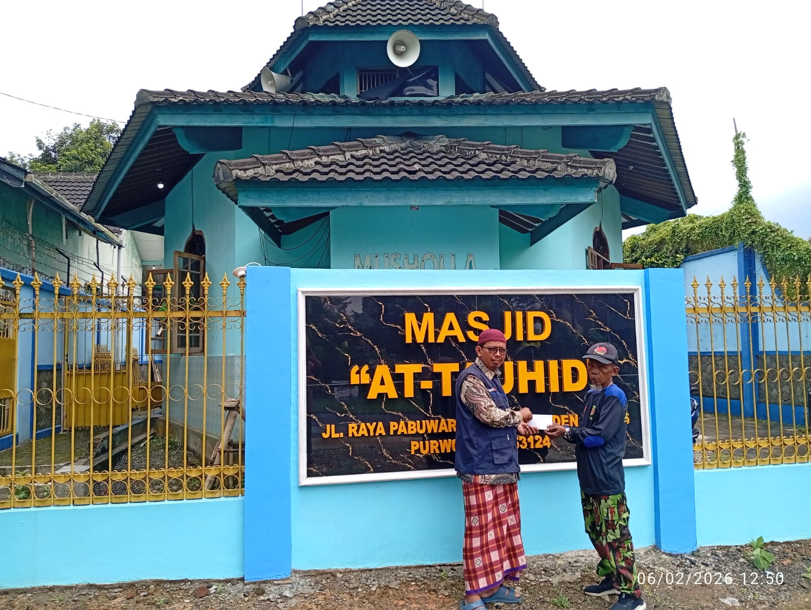 Pentasyarufan untuk Marbot Masjid At-Tauhid Pabuaran